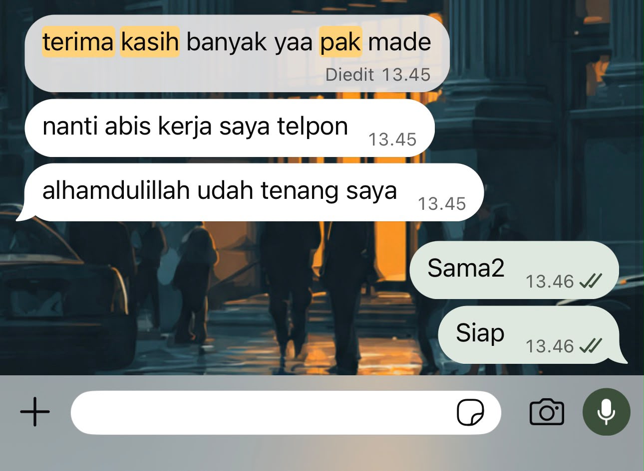 Screenshot testimoni klien 4